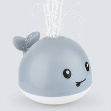 Bath Toys for Toddlers Electric Induction Water Spray Toy Little Whale Baby Water Toy Kids Water Toys Light Up Baby Whale Toy 2024 - buy cheap