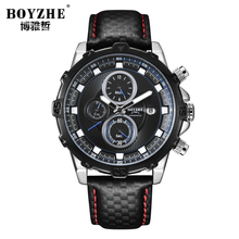 Boyzhe top brand luxury men's multifunctional mechanical watch Montre homme luminous waterproof fashion sports men's watch 2024 - buy cheap