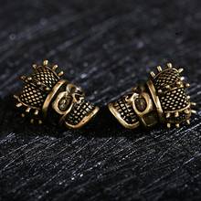 Cor do ouro do vintage 1 peça com chapéu alto crânio forma espaçador contas para artesanal diy pulseira peças 2020 jóias acessórios 2024 - compre barato
