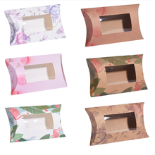 Cajas de papel Kraft Kawaii para regalos de cumpleaños y bodas, embalaje de recuerdo, decoración de fiesta, 17, 5x10,05x3,85 cm, 50 unidades 2024 - compra barato