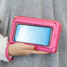 Accesorios de moda para mujer, muñequera con pantalla táctil, bolso de protección, billetera pequeña, bolso cruzado para teléfono 2024 - compra barato