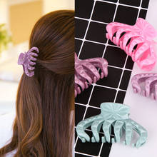 Hot New Simple Fashion Large 9cm Resin Candy Colors Clip Bangs Hairgrip Women Girl Barrette Hair Accessories Headdress Wholesale 2024 - buy cheap