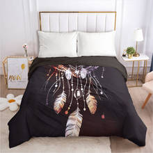 1PCS 3D Duvet Cover with Zipper Comforter/Quilt/Blanket Cover 240x220 155x220 3D Dreamcatcher Bedding Customize any size design 2024 - buy cheap