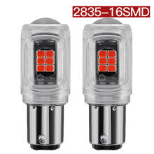 2pcs P21W Led BAY15D PY21W BA15S White 900Lm Car LED Bulb P21/5W Turn Signal 1156 2835SMD 6000K Red Yellow 1157 BAY15D P21/5W 2024 - buy cheap