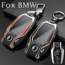 Zinc Alloy Smart Remote Car Key Fob Case Protector Cover Accessories Keychain Fit For BMW 7 Series G11 G12 G30 2016-2019 Styling 2024 - buy cheap