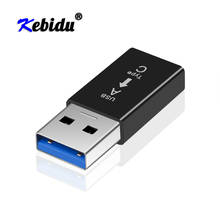 USB-адаптер Kebidu, кабель-конвертер USB C в USB Type-C, адаптер USB 3,0 для Macbook, Samsung S8, Huawei P10 P9, OTG адаптер 2024 - купить недорого