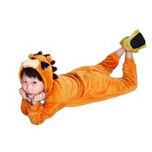 Crianças leão anime onesies pijamas animais dos desenhos animados cosplay traje pijamas crianças onesies pijamas dia das bruxas 2024 - compre barato