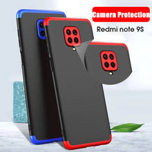 For Xiaomi Redmi Note 9S Case 360 Full Protection Hard Matte Armor Hybrid 3 in 1 cover case for Xiaomi redmi note 9 pro max 9s 2024 - buy cheap