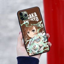 Mikoto-funda de teléfono Misaka Toaru Kagaku no Railgun, carcasa de anime para iPhone SE 6s 7 8 Plus X XR XS 11 Pro Max 2024 - compra barato