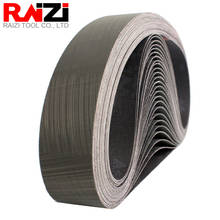 Raizi-Correa de lijado de P800-2500 para acero inoxidable, pulidora abrasiva Trizac de 3M, lijadora de aluminio y Metal, correas de tela de lijado 2024 - compra barato