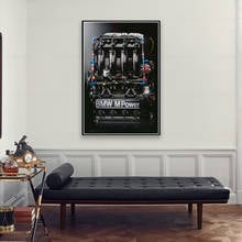 Colección Retro de BMW Power E30 M3, pintura de coche de carreras, póster de Arte de pared, imagen impresa en lienzo, decoración para sala de estar y hogar 2024 - compra barato