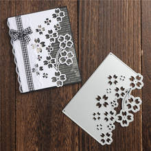 YaMinSanNiO Flower Edge Metal Cutting Dies Christmas Stencils for DIY Scrapbooking Embossing Paper Cards Die Photo Album Making 2024 - buy cheap