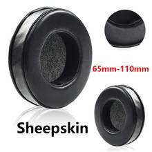 65 80MM 70MM 90MM 95-110MM Sheepskin Earpads Replacement Memory Foam Earpads Cushion for Sennheiser AKG Sony Razer Headphones 2024 - buy cheap