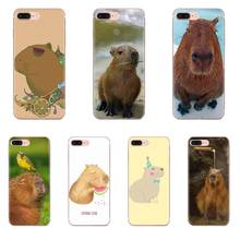 Мягкий чехол для мобильного телефона Capybara с животными для Xiaomi Redmi Mi 4 7A 9T K20 CC9 CC9e Note 7 9 Y3 SE Pro Prime Go Play 2024 - купить недорого