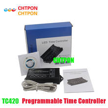 TC420 5 Каналы время программируемое время диммер контроллер DC12V-24V 20A RGB светодиодный светильник полосы 2024 - купить недорого