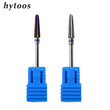 HYTOOS Cone Cuticle Clean Nail Bit 3/32" Carbide Nail Drill Bits  Rotary Milling Cutters for Manicure Nails Accessories Tool 2024 - buy cheap