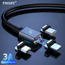 Cable Micro USB tipo C de carga magnética, Cable de carga rápida de datos para iPhone, Samsung, Huawei, note 7 redmi xiaomi, cargador magnético 2024 - compra barato