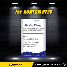 2021 DaDaXiong New Original HT20 Battery Arrived 5000mAh for HOMTOM / Pro 2024 - buy cheap