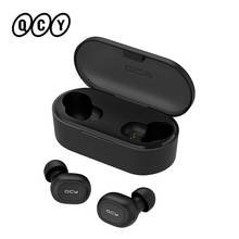 Bluetooth наушники QCY QS2 V5.0, стереонаушники 3D, Спортивные Беспроводные наушники с двойным микрофоном 2024 - купить недорого