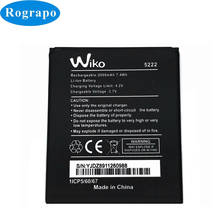 Bateria de substituição wiko rainbow atolamento 2000mah, para celular wiko rainbow jam/arco-íris lite, 5222 2024 - compre barato