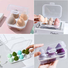 Transparent 4/6/8 Grids Beauty Powder Puff Storage Box Makeup Egg Drying Case Portable Travel Sponge Holder Container Organizer 2024 - buy cheap