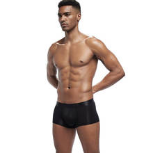 Cuecas masculinas de marca, cueca boxer sexy modal macia confortável para homens, cuecas gay de tamanho grande 2024 - compre barato
