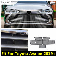 Acessórios de lapetus grade dianteira inseto net triagem inserção malha decoração capa guarnição para toyota avalon 2019 2020 2021 2024 - compre barato