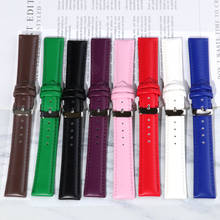 Genuine Leather Watchbands 10 12 14 16 18 19 20 22 24 MM Watch Steel Pin buckle Band Strap High Quality Wrist Belt Bracelet 2024 - buy cheap