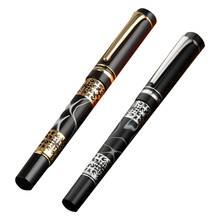 0.5mm Metal Ballpoint Pen Acrylic Marble Roller Ball Luxury Business Men Signature Gift Writing Pens 2024 - купить недорого