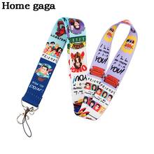 D3237 Homegaga Friends tv show funny neck lanyards for keys ID card holder keychain cell phones cameras straps 2024 - buy cheap