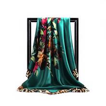 classic 90cm Square women chiffon wrap female silk scarves office ladies shawl Scarf foulard muffler bandanna Hijab neckerchief 2024 - buy cheap