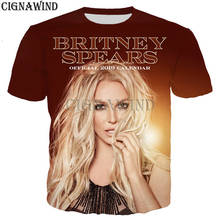 Fashion t shirt men/women hip hop Britney Spears 3D printed t-shirts casual Harajuku style tshirt streetwear tops 2024 - buy cheap