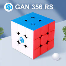 Кубик Гань GAN356 RS 3x3x3, Волшебная скорость, без наклеек, gan 356RS, Обучающие кубики, игрушки для детей, gan 356 R RS 2024 - купить недорого