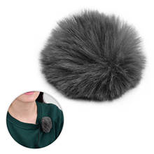 Universal microfone de lavalier pára-brisa peludo microfone muff macio para boya m1 e outros a maioria dos microfones lapela 2024 - compre barato