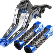 GSR LOGO Motorcycle Racing Handle Grips Adjustable Brake Levers Clutch For Suzuki GSR 600 400 750 GSR750 GSR600 GSR400 all years 2024 - buy cheap