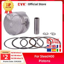 CVK Engine Parts Pistons Rings Set 64MM STD Standard +25 +50 +75 Cylinder Bore Size For Honda Steed400 BROS400 Shadow400 2024 - buy cheap