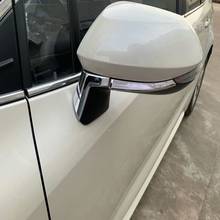 Adesivo de decoração para toyota corolla 2019 2020 hatchback sedan, acessórios externos, tampa cromada para espelho retrovisor, guarnição 2024 - compre barato