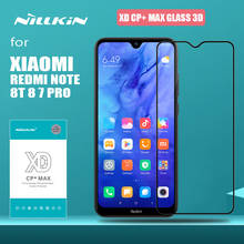 Redmi Note 8T 8 7 Pro Glass Nillkin XD CP+ Max Full Cover 3D HD Tempered Glass Screen Protector for Xiaomi Redmi Note 8T 8 7 Pro 2024 - buy cheap