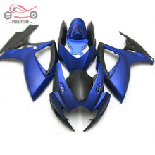 Kit de carenado de inyección para motocicleta SUZUKI, juego de carenados chinos para carreras de carretera, color azul mate, para SUZUKI K6 GSXR 100% 750 600 2006 GSXR600/2007 06 07, 750 2024 - compra barato