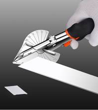 Многоугольный резак для резки ПВХ, ножницы для ручной резки с 10 дополнительными лезвиями 2024 - купить недорого