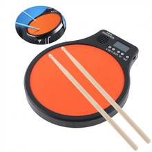 8 Inch Digital Electronic Dumb Drum Pad with Drumsticks Speed Detection Digital Metronome Jazz Practice Drum 3 IN 1 for Exercise 2024 - buy cheap
