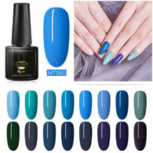 Mtssii UV Gel Varnish Nail Polish Set For Manicure Gellak Semi Permanent Hybrid Nails Art Off Prime Blue Gel Nail Polish 2024 - buy cheap