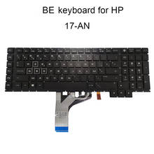 Ovy-teclado retroiluminado para hp omen 17 an an003nia, linha de luz de fundo grossa, substituição de teclados, nsk xh1bq, novo 2024 - compre barato