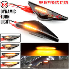 Smoked LED Sequential Dynamic Side Turn Signal Indicator for BMW X3 F25 X5 E70 X6 E71 ActiveHybrid X6 E72 2024 - buy cheap