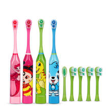 Hot Sell Children Cartoon Pattern Electric Toothbrush Double-sided Teeth Tooth Brush Heads For Kids with Soft Replacement Heads 2024 - buy cheap
