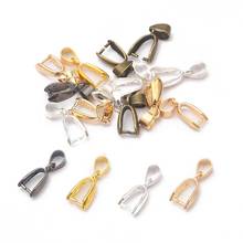 New 10pcs/lot 5X14/6X16/7X20MM Melon Seeds Buckle Pendants Clasps Hook Clips Bails Connectors Copper For DIY Jewelry Making 2024 - buy cheap