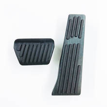 Capa de pedal para pedal de freio de combustível, capa de tapete para bmw f25, f26, x3, x4, f10, f11, f01, f02, 5, 7 series at, acessórios de estilo do carro 2024 - compre barato