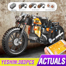 MOULD KING High-Tech MOC-17249 Fast RC Motorcycle Model Electric Remote Control Building Blocks Motorbike Bricks Kids Toys 2024 - buy cheap