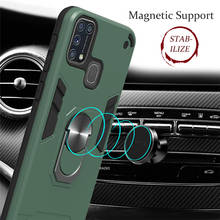 Capa kickstand magneti para samsung, m80s m60s m40 m30s j2 j5 pro j4 j6 j8 2018, capa 2 em 1 pc tpu suporte de anel, bolsa 2024 - compre barato