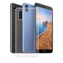 Transparent Silicone Mobile Cases for Xiaomi Redmi 7A Back Covers Soft TPU Camera Protective Phone Bags Redmi7A 7 A Clear Coque 2024 - buy cheap